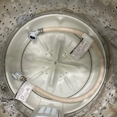 日立 全自動洗濯機 5kg ピュアホワイト NW-5WR W 2016年製の画像