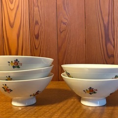 ご飯茶碗　5膳　小花柄　②の画像