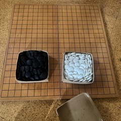 碁盤と碁石の画像