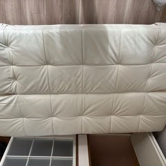 ニトリのソファーベッドの画像