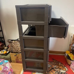 収納ケース5段の画像