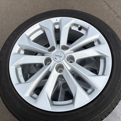 日産純正205 50Z 17 17インチホイール４本セット夏タイヤ付きの画像