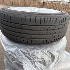 日産純正205 50Z 17 17インチホイール４本セット夏タイヤ付きの画像