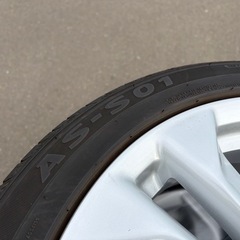 日産純正205 50Z 17 17インチホイール４本セット夏タイヤ付きの画像