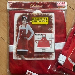 新品　Xmasエプロンの画像