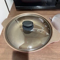 IH ガス可　鍋　ザルセットの画像