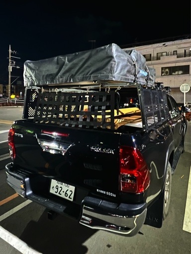 ハイラックス　ベットラック　荷台