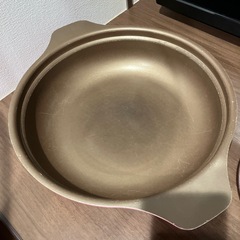 IH ガス可　鍋　ザルセットの画像