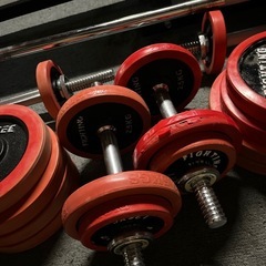 クリスマスセール　筋トレグッズセット　これ全部セットで大安売り　パーベル　ダンベル　　の画像