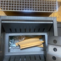 【新品未使用】D-330 バーベキューコンロ 焼肉くん スチール製の画像