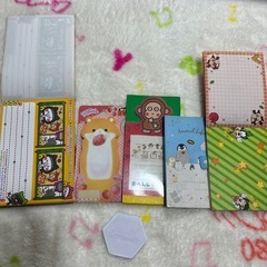 女の子　文房具あれこれ色々セットの画像