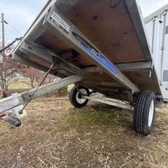 岩手発　ソレックス　トレーラー　ダンプトレーラー　　軽トレーラー スノーモービル　検)SOREX サントレックス 四輪バギーの画像