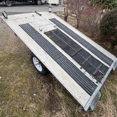 岩手発　ソレックス　トレーラー　ダンプトレーラー　　軽トレーラー スノーモービル　検)SOREX サントレックス 四輪バギーの画像