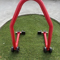 お話中　バイク　リアスタンド　メンテナンススタンドの画像