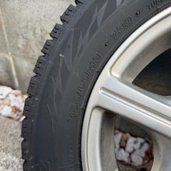 【現物確認可】155/65 13インチ スタッドレスタイヤ アルミ付の画像