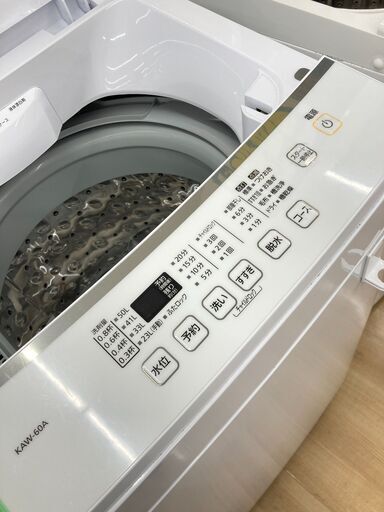 A-926【リユースのサカイ野々市店】ジモティ来店特価‼ アイリスオーヤマ 洗濯機 KAW-60A 6キロ 2021年製 動作チェック