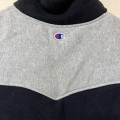 champion チャンピオン スウェットベスト メンズ M 黒 グレーの画像