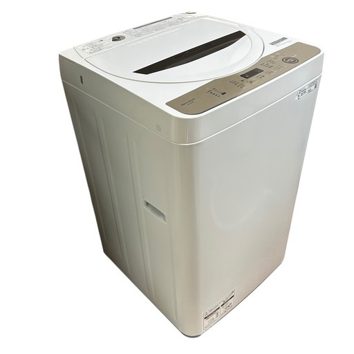 SHARP 全自動洗濯機　ES-GE6E-T 6.0kg 2021年製