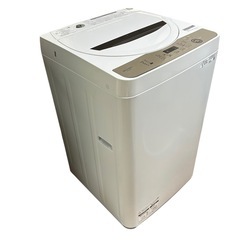 SHARP 全自動洗濯機　ES-GE6E-T 6.0kg 2021年製の画像