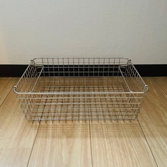 無印良品ワイヤーバスケットセットの画像