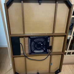 こたつ120cmx80cm ハロゲンヒーター 600W/茶色の掛け布団、敷布団付きの画像