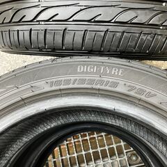 【バリ溝】ダンロップタイヤ 165/55 15 4本（中古）の画像