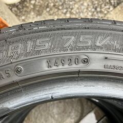 【バリ溝】ダンロップタイヤ 165/55 15 4本（中古）の画像