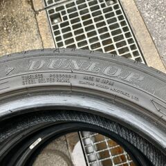 【バリ溝】ダンロップタイヤ 165/55 15 4本（中古）の画像