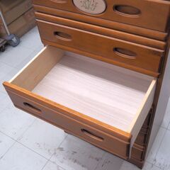 7段チェスト　W605　リユース品　価格　8,800円の画像