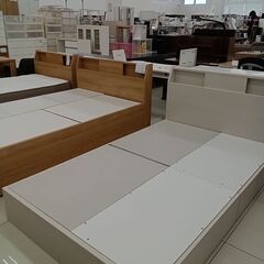 ★リユースのサカイ日立店★HJ8720 NITORI ベッドフレーム（セミダブル） ホワイト H85×D211×W122.5 クリーニング済み の画像