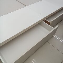 ★リユースのサカイ日立店★HJ8720 NITORI ベッドフレーム（セミダブル） ホワイト H85×D211×W122.5 クリーニング済み の画像