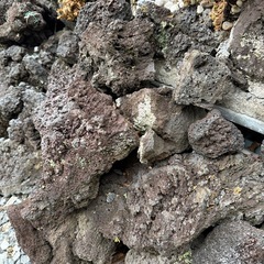 富士山　溶岩の画像