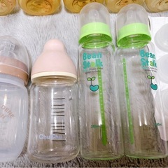 哺乳瓶 まとめ売り Pigeon BeanStalk ChuChuBaby 出産準備セット 新生児～使えますの画像