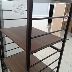 ★リユースのサカイ日立店★HJ8722  レンジラック ブラウン H169×D45×W60 クリーニング済み の画像