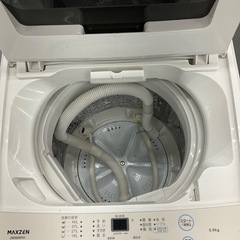 MAXZEN 5.0Kg 全自動洗濯機 JW50WP01　③の画像