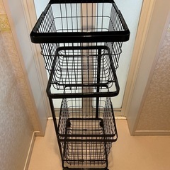 山崎実業　ランドリーワゴンの画像