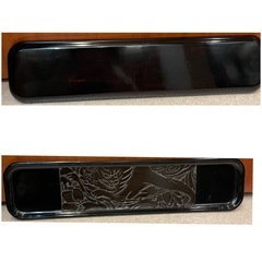 漆塗り　お盆の画像