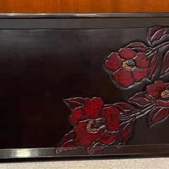 漆塗り　お盆の画像