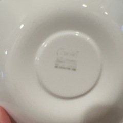 白無地 コレール ティーカップ6セットの画像