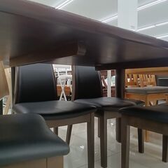 ★リユースのサカイ日立店★HJ8726  ダイニングセット ブラウン H72×D85×W150 クリーニング済み の画像