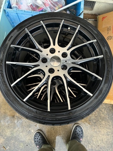 ホイール18インチ (zk) 郡山のタイヤ、ホイールの中古あげます・譲り