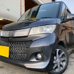 低走行9万キロ台！月々9千円〜分割払い可❗️ 車検2年付き！【名義変更代込み】大人気☆スズキ パレットSW☆SDナビ付き☆ETC付き☆電動スライドドア☆ドラレコ☆スマートキー☆フルオートエアコン☆純正アルミ☆そのまま乗って帰れます‼️の画像