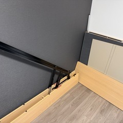 ニトリ　セミダブル　ベッドフレーム　OPグランHLタテ浅型　NAの画像