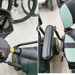 フランスベッド Reha Tech / リハテック シニアカー S637 スマートパルN 電動 車椅子 シルバーカー 四輪 ジャンク【ユーズドユーズ名古屋天白店】JO12-29の画像