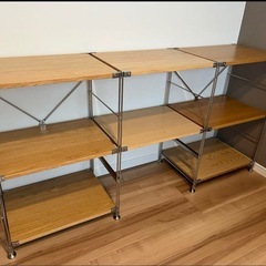 【新春セール7日まで！】無印良品　ステンレスユニットシェルフ　小  の画像