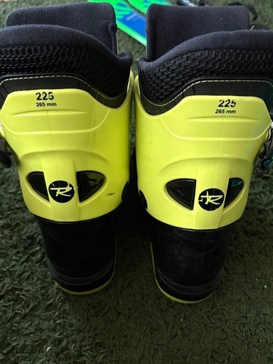 ジュニア ROSSIGNOL スキーセットロシ122cm 板22.5cmブーツ