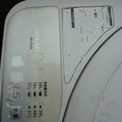 sharp 全自動電気洗濯機 ES-FG45L-H 4.5kgの画像