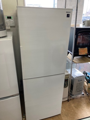 SHARP プラズマクラスター冷蔵庫 （280L 右開き） 2ドア ブラウン系 SJ-PD28F リサイクルショップ宮崎屋　佐土原店　25.12.21