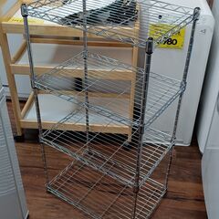IRIS OHYAMA　4段スチールラック　ラック　収納ラック　サイズ（約）幅45×奥31×高83　　■近隣配送無料 買取GO‼　栄和店の画像