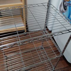 IRIS OHYAMA　4段スチールラック　ラック　収納ラック　サイズ（約）幅45×奥31×高83　　■近隣配送無料 買取GO‼　栄和店の画像